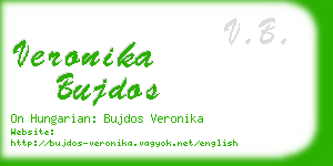 veronika bujdos business card